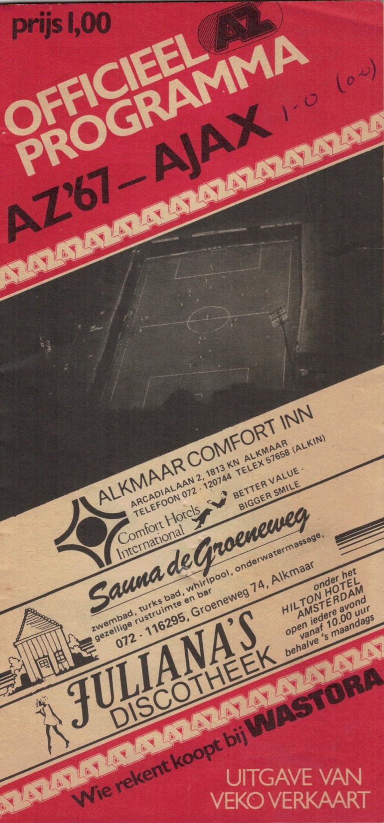 AZ Programma 28-nov-1981 Ajax thuis